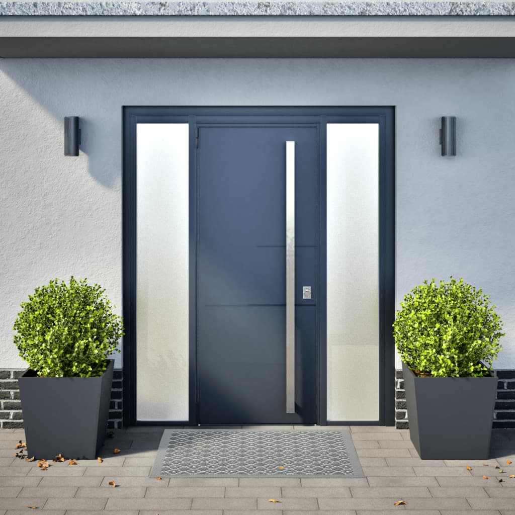 Vidaxx plantekasser 2 stk 50x50x50 cm stål antracit