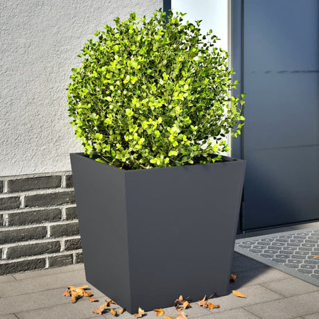 Vidaxx plantekasser 2 stk 50x50x50 cm stål antracit