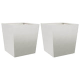 Vidaxx plantekasser 2 stk 50x50x50 cm rustfrit stål