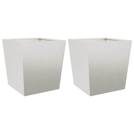 Vidaxx plantekasser 2 stk 50x50x50 cm rustfrit stål