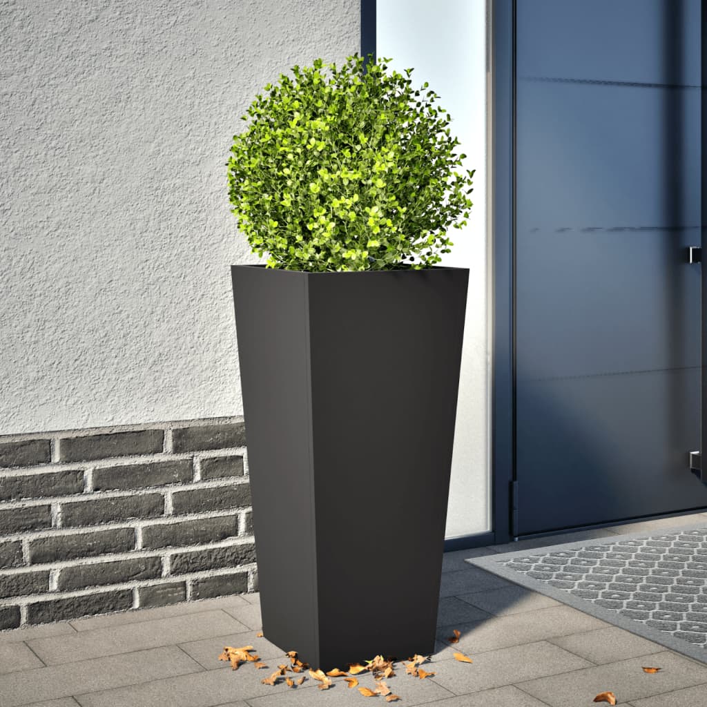 Vidaxx plantekasse 35x35x75 cm stål sort