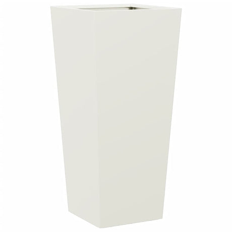 Vidaxx plantekasse 35x35x75 cm stål hvid
