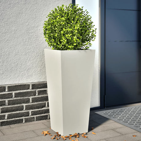 Vidaxx plantekasser 2 stk 35x35x75 cm stål hvid