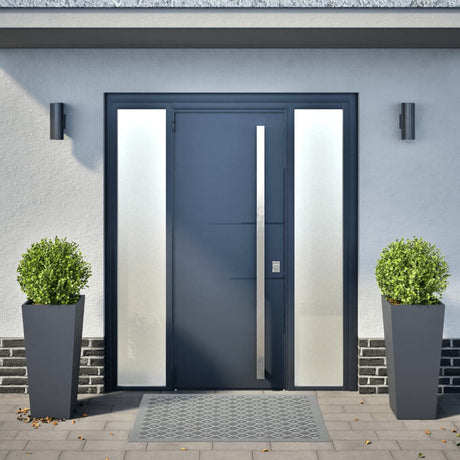 Vidaxx plantekasser 2 stk 35x35x75 cm stål antracit