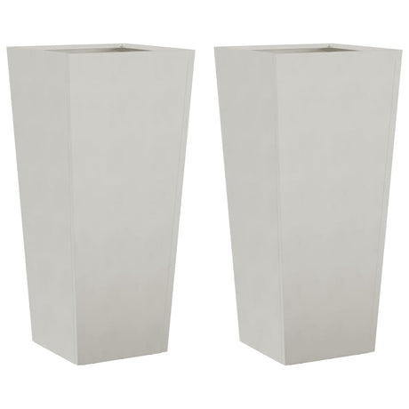 Vidaxx plantekasser 2 stk 35x35x75 cm rustfrit stål