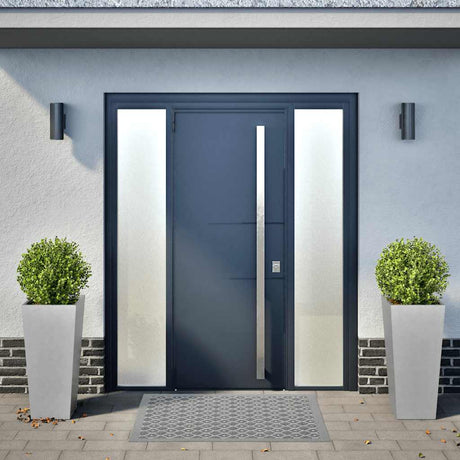 Vidaxx plantekasser 2 stk 35x35x75 cm galvaniseret stål