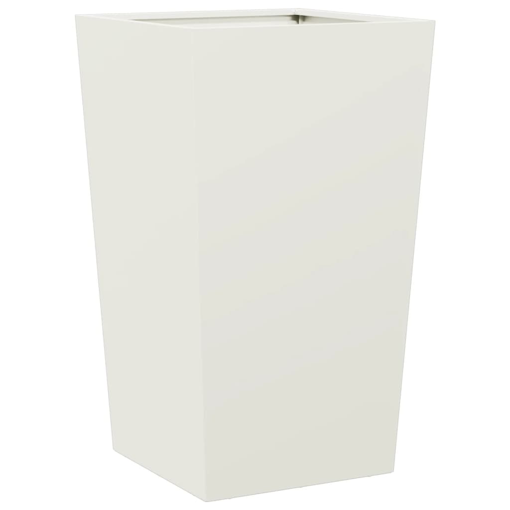 Vidaxx plantekasse 45x45x75 cm stål hvid