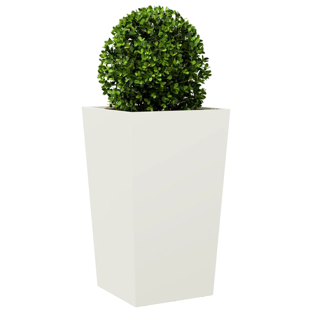 Vidaxx plantekasse 45x45x75 cm stål hvid