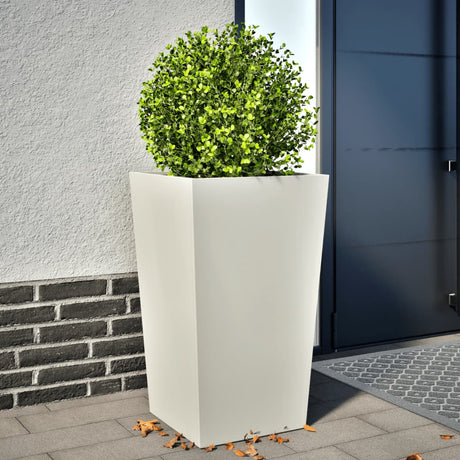 Vidaxx plantekasse 45x45x75 cm stål hvid