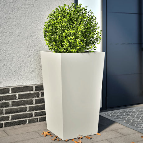 Vidaxx plantekasser 2 stk 45x45x75 cm stål hvid