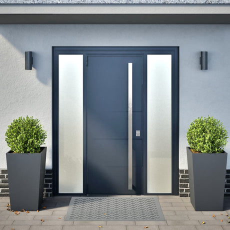 Vidaxx plantekasser 2 stk 45x45x75 cm stål antracit