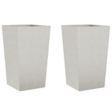 Vidaxx plantekasser 2 stk 45x45x75 cm rustfrit stål