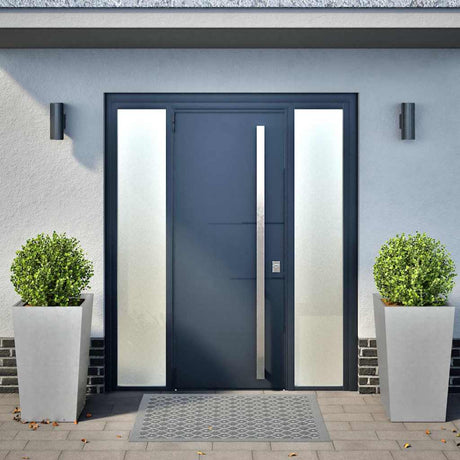 Vidaxx plantekasser 2 stk 45x45x75 cm galvaniseret stål