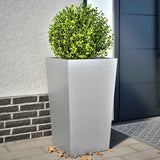 Vidaxx plantekasser 2 stk 45x45x75 cm galvaniseret stål