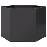 Vidaxx plantekasse sekskant 69x60x45 cm stål sort