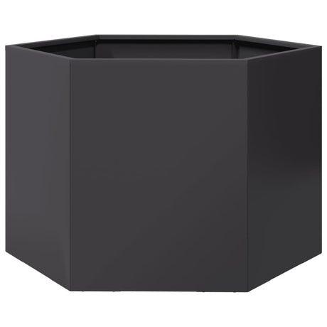 Vidaxx plantekasse sekskant 69x60x45 cm stål sort