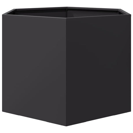 Vidaxx plantekasse sekskant 69x60x45 cm stål sort