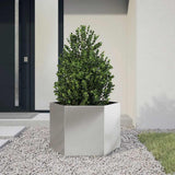 Vidaxx plantekasse sekskant 69x60x45 cm rustfrit stål