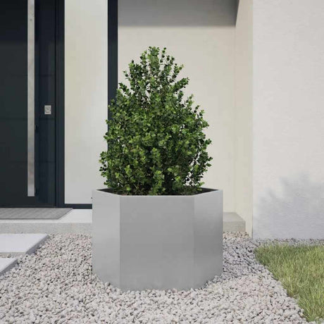 Vidaxx plantekasse sekskant 69x60x45 cm galvaniseret stål