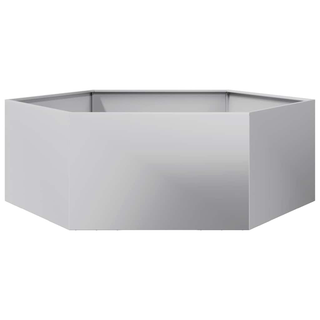 Vidaxx plantekasse sekskant 138x120x45 cm galvaniseret stål
