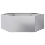 Vidaxx plantekasse sekskant 138x120x45 cm galvaniseret stål