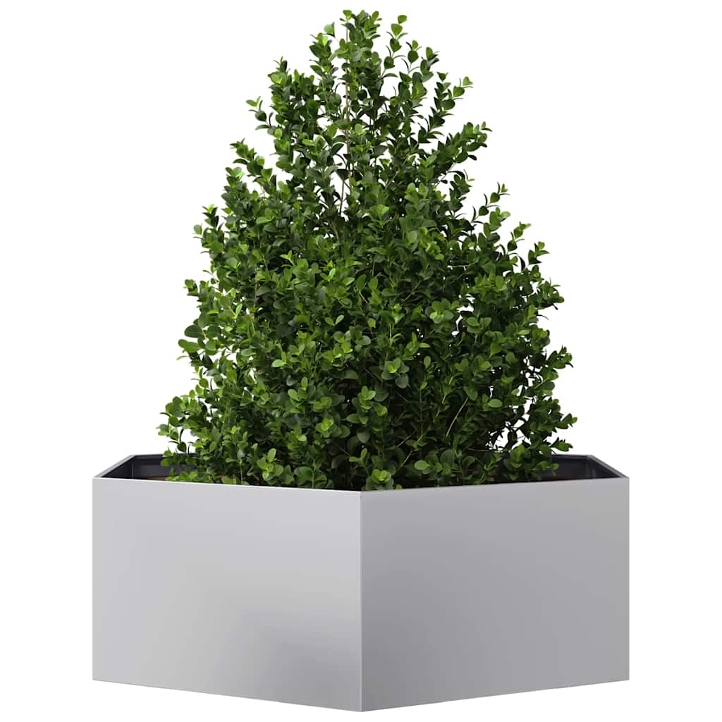 Vidaxx plantekasse sekskant 138x120x45 cm galvaniseret stål