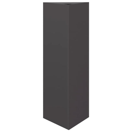 Vidaxx plantekasse trekant 30x26x75 cm stål sort