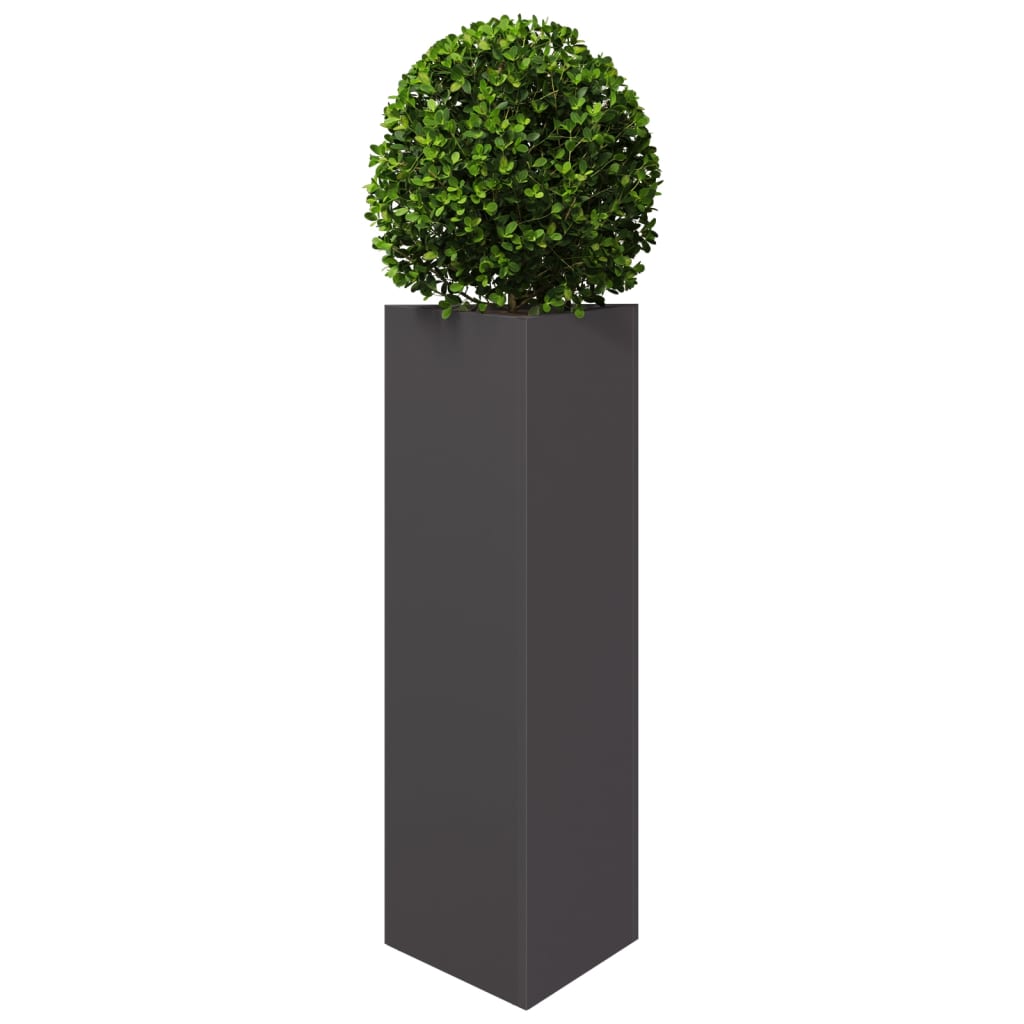 Vidaxx plantekasse trekant 30x26x75 cm stål sort