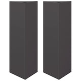 Vidaxx plantekasser 2 stk trekant 30x26x75 cm stål sort