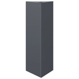 Vidaxx plantekasse trekant 30x26x75 cm stål antracit