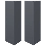 Vidaxx plantekasser 2 stk trekant 30x26x75 cm stål antracit