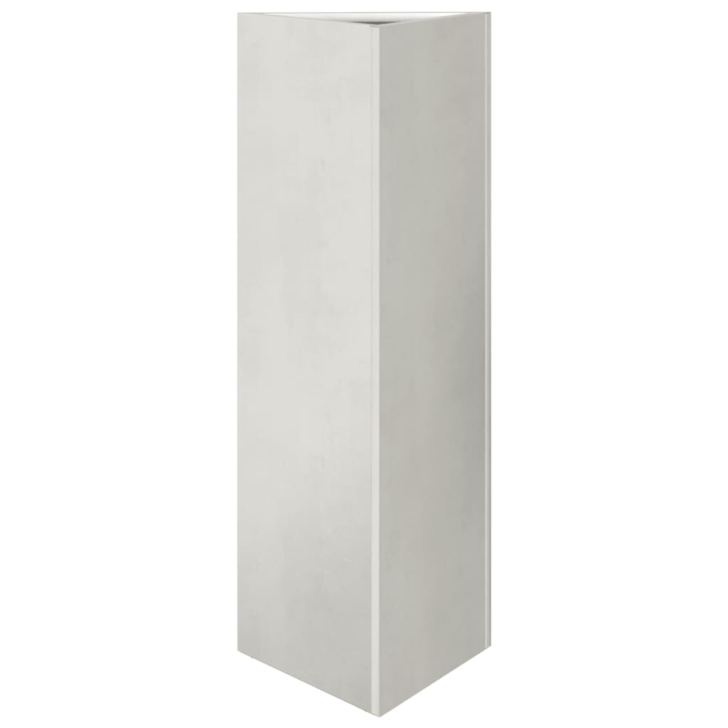 Vidaxx plantekasse trekant 30x26x75 cm rustfrit stål