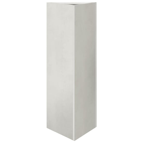 Vidaxx plantekasse trekant 30x26x75 cm rustfrit stål