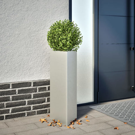 Vidaxx plantekasser 2 stk trekant 30x26x75 cm rustfrit stål