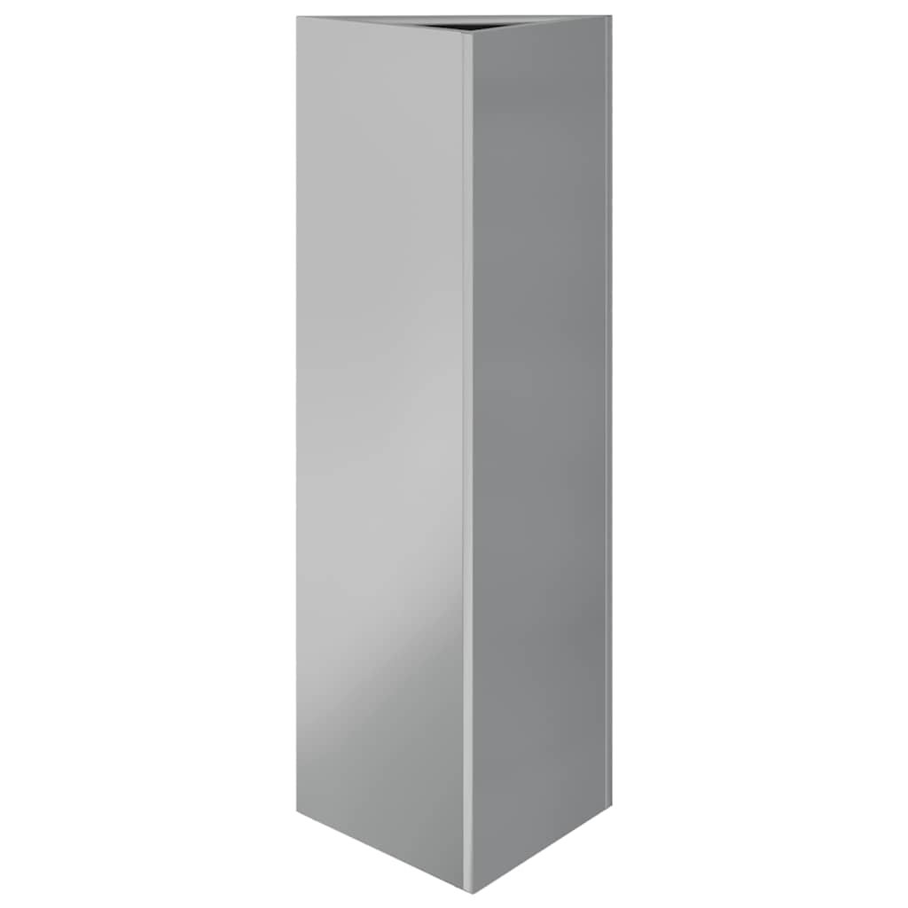 Vidaxx plantekasse trekant 30x26x75 cm galvaniseret stål