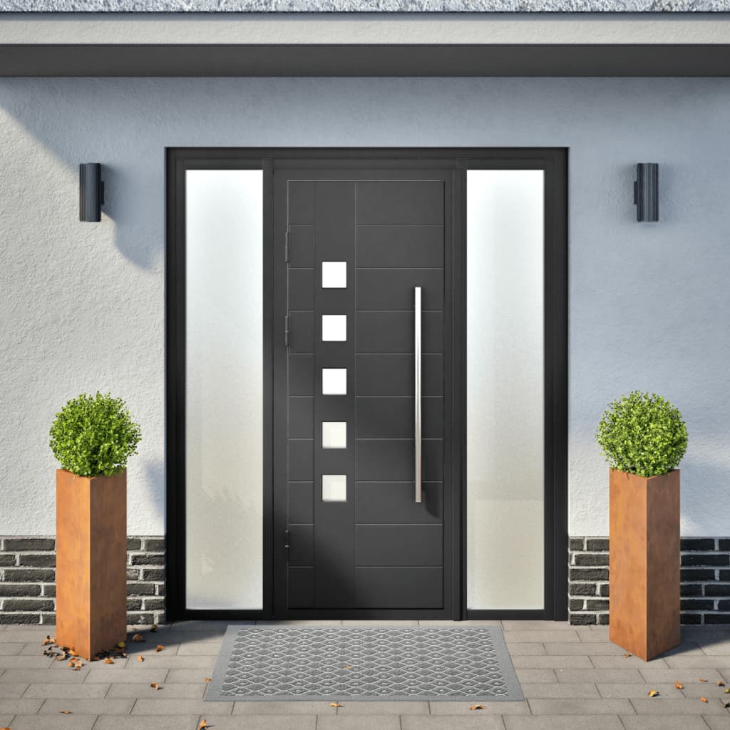 Vidaxx plantekasser 2 stk trekantede 30x26x75 cm vejrbestandigt stål