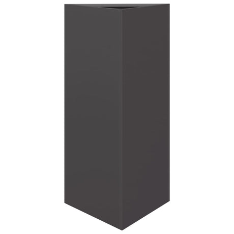 Vidaxx plantekasse trekant 40x34,5x70 cm stål sort