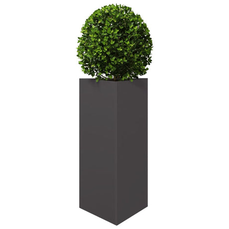 Vidaxx plantekasse trekant 40x34,5x70 cm stål sort