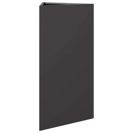 Vidaxx plantekasse trekant 40x34,5x70 cm stål sort