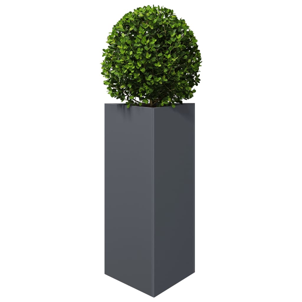 Vidaxx plantekasse trekant 40x34,5x70 cm stål antracit
