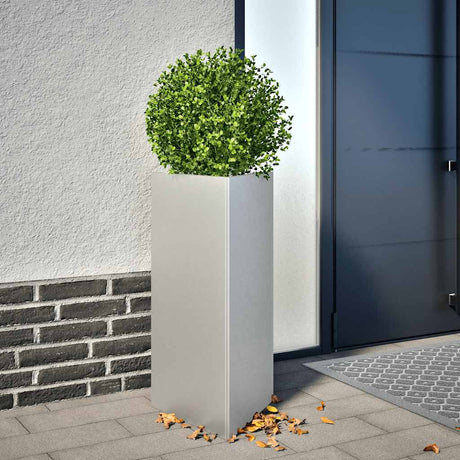 Vidaxx plantekasser 2 stk trekant 40x40x75 cm galvaniseret stål