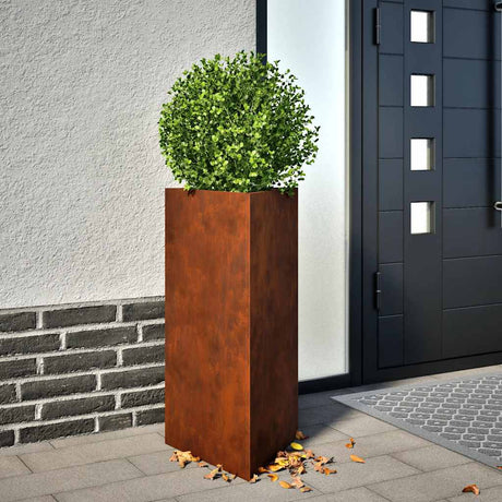 Vidaxx plantekasser 2 stk trekant 40x40x75 cm vejrbestandigt stål