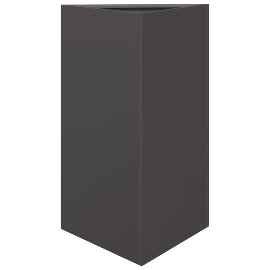 Vidaxx plantekasse trekant 50x43x75 cm stål sort