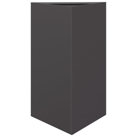 Vidaxx plantekasse trekant 50x43x75 cm stål sort
