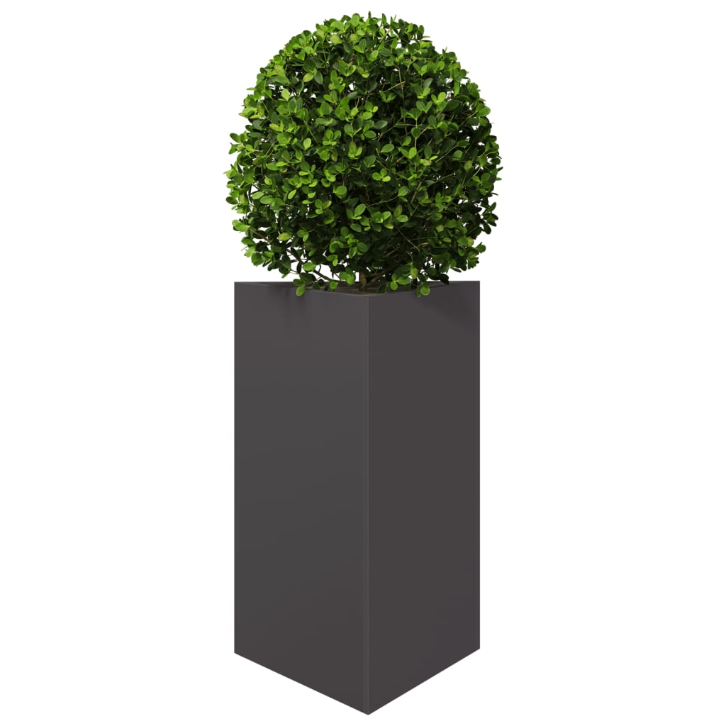 Vidaxx plantekasse trekant 50x43x75 cm stål sort