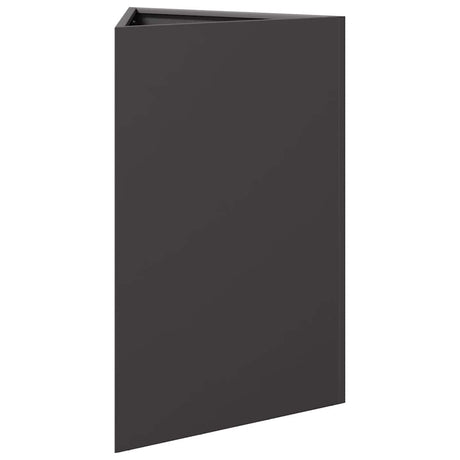 Vidaxx plantekasse trekant 50x43x75 cm stål sort