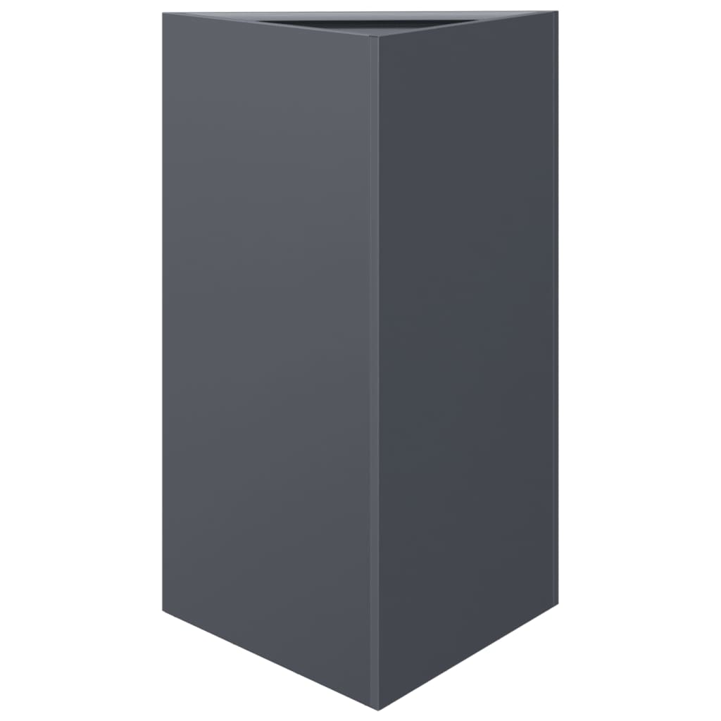 Vidaxx plantekasse trekant 50x43x75 cm stål antracit