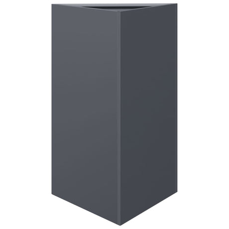 Vidaxx plantekasse trekant 50x43x75 cm stål antracit