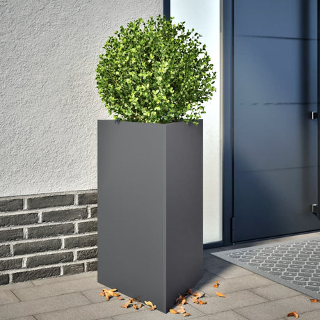 Vidaxx plantekasse trekant 50x43x75 cm stål antracit