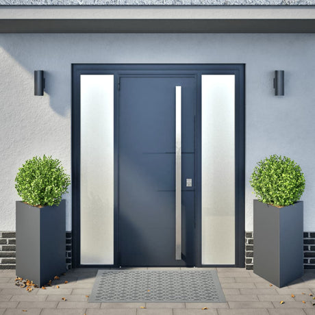 Vidaxx plantekasser 2 stk trekant 50x43x75 cm stål antracit